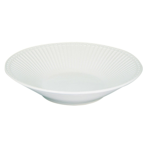 Biely hlboký  porcelánový tanier ø 23 cm Alice – Green Gate