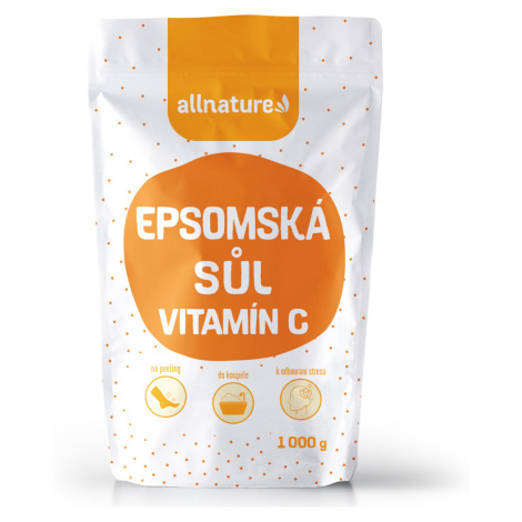 ALLNATURE Epsomská soľ s vitamínom C 1000 g
