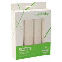 Látkové plienky z organickej bavlny New Baby Softy 70 x 70 cm 4 ks