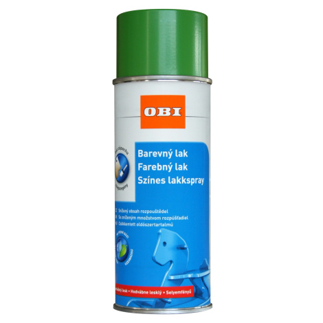 OBI Sprej pololesklý RAL 6018 zelenožltý 400 ml