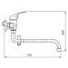 NOVASERVIS - Paneláková batéria bez príslušenstva 150 mm Metalia 55 chróm 55036/1,0