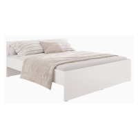 Drevená posteľ Fontemo 180x200, biela, bez matraca a roštu