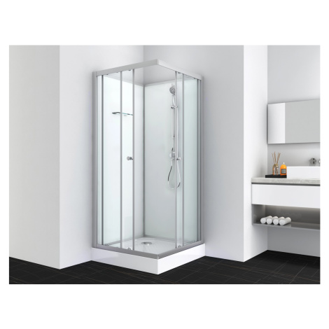 Sanotechnik Kompletný sprchovací kút Forte PS15, štvorec, 90 x 90 x 204 cm