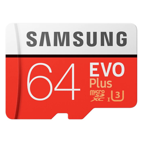 Pamäťová karta Samsung SDXC 64GB EVO Plus + SD adaptér