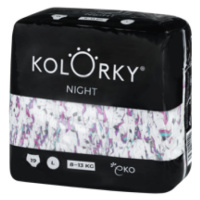 KOLORKY  NIGHT - L (8-13 kg) - 19 ks - noční jednorázové eko plenky