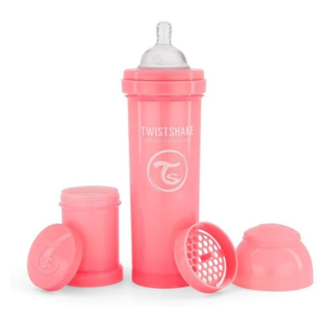 TWISTSHAKE Dojčenská fľaša Anti-Colic ružová 330 ml