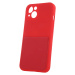 Silikónové puzdro na Apple iPhone 14 Plus Card Cover červené