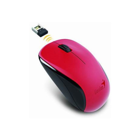 Genius Myš NX-7000, 1200DPI, 2.4 [GHz], optická, 3tl., bezdrátová, červená, Blue-Eye senzor