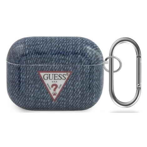 Púzdro Guess AirPods Pro Cover Dark blue Jeans Collection (GUACAPTPUJULDB)