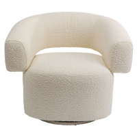 Maye otočné kreslo krémové