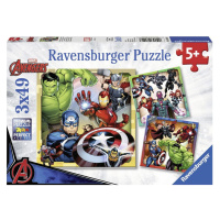 Ravensburger Puzzle Premium Disney Marvel Avengers 3 x 49 dielov