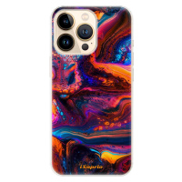 Odolné silikónové puzdro iSaprio - Abstract Paint 02 - iPhone 13 Pro Max