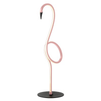 Stolná LED lampa Flamingo, ružová, kov, výška 50 cm