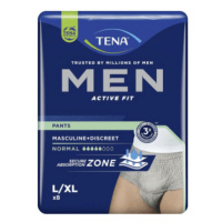 TENA Men pants normal grey L/XL pánske inkontinenčné spodné prádlo sivé 8 ks