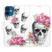 Flipové puzdro iSaprio - Crazy Skull - iPhone 12 mini