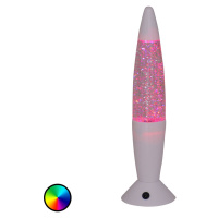 Lávová LED lampa Glitter