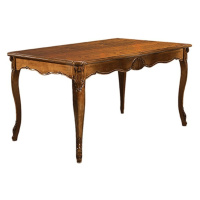 Estila Luxusný barokový jedálenský stôl Pasiones obdĺžnikového tvaru z dreveného masívu s vyrezá