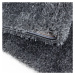 Kusový koberec Brilliant Shaggy 4200 Grey kruh Rozmery kobercov: 120x120 (priemer) kruh