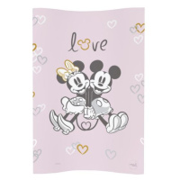 CEBA Podložka prebaľovacia mäkká COSY 50x70 Disney Minnie&Mickey Pink