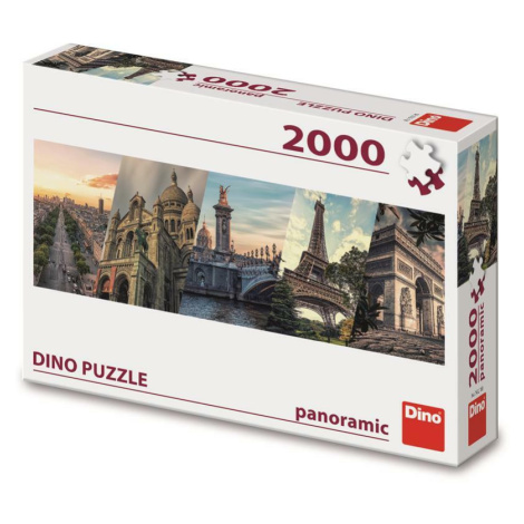 Dino PARÍŽ KOLÁŽ 2000 panoramic Puzzle