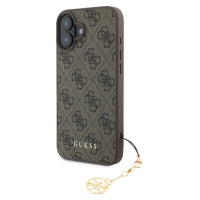 Guess 4G Charm kryt pre iPhone 16 Plus hnedý