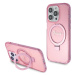 Kryt Guess GUHMP15XHRSGSP iPhone 15 Pro Max 6.7" pink hardcase Ring Stand Script Glitter MagSafe