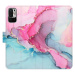 Flipové puzdro iSaprio - PinkBlue Marble - Xiaomi Redmi Note 10 5G