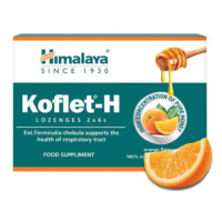 HIMALAYA Koflet-H orange 12 pastiliek na cmúľanie