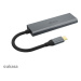 Akasa húb USB Type-C, 4x USB 3.0, 18cm