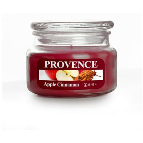 Provence Vonná sviečka v skle PROVENCE 45 hodín jablko a škorica