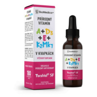 EKOMEDICA SK Prírodný vitamín A+E+D3+K2Mk7 kvapky 30 ml