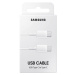 Kábel Samsung EP-DA705BWE, USB-C na USB-C, 3A, 1m, biely (Blister)