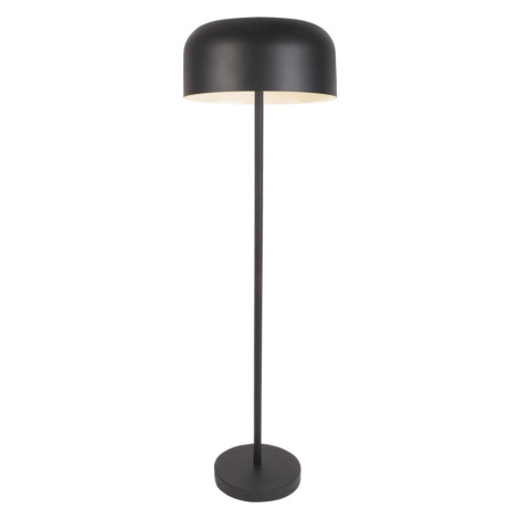 Čierna stojacia lampa Leitmotiv Capa, výška 150 cm