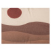 Hnedo-béžový bavlnený vankúš PT LIVING Sand Sunset, 50 x 30 cm