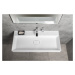 SAPHO - GODIVA umývadlo, liatý mramor, 96x44cm, bez otvoru pre batériu, biela GU096-0