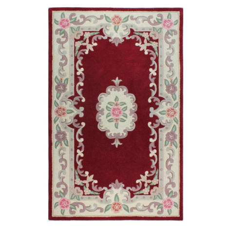 Červený vlnený koberec Flair Rugs Aubusson, 150 × 240 cm