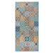 Běhoun Cappuccino 105880 Mosaik Blue Multicolored - 75x150 cm Hanse Home Collection koberce