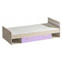 DL Detská posteľ s úložným priestorom LUCAS L13 Farba: Fialová