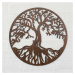 Drevený obraz strom života - Chokmah, Orech