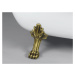 POLYSAN - CHARLESTON voľne stojaca vaňa 188x83x69cm, nohy bronz, biela 38132