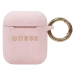 Guess Silicone Case AirPods 1/2 GUACCSILGLLP Pink