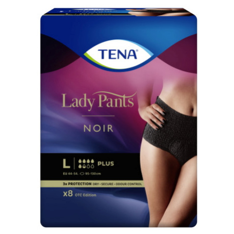 TENA Lady Pants plus noir L 8 kusov