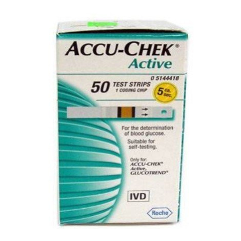 Accu-Chek Active 50 testovacích prúžkov 50ks