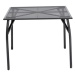 Záhradný kovový stôl - 72 x 90 x 90 cm