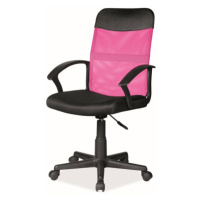 Sconto Detská stolička SIGQ-702 ružová/čierna