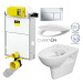 VIEGA Presvista modul PURE pre WC vrátane tlačidla Life5 CHROM + WC CERSANIT CLEANON PARVA + SED
