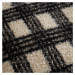 Čierno-krémovobiele obliečky na dvojlôžko z mikroplyšu 200x200 cm Cosy Borg Sherpa - Catherine L