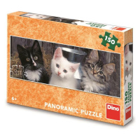 Dino Tri mačiatka 150 panoramic Puzzle