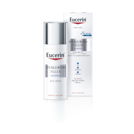 Eucerin Hyaluron-Filler denný protivráskový krém pre normálnu až zmiešanú pleť (Day Fluid) 50 ml