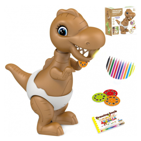 Woopie Projektor dinosaurus na kreslenie + fixky